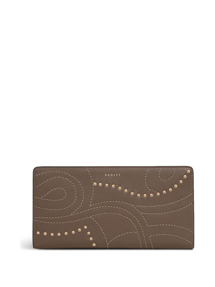 Radley Large Grey Coin Street Stud Bifold Purse - Image 1 of 3