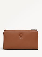 Radley Large Mallow Street Bifold Matinee Brown Purse - Imagen 1 de 4