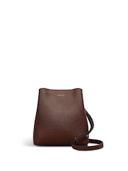 Radley Small Dukes Place Texure Compartment Cross-Body Brown Bag - Image 1 of 5