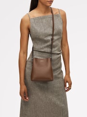 Radley Small Dukes Place Texure Compartment Cross-Body Brown Bag - Image 5 of 5