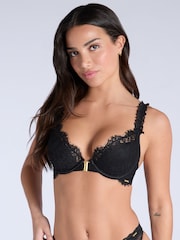 Boux Avenue Kianna Front Fastening Lace Push Up Bra - Image 1 of 2