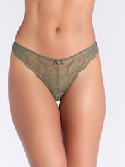 Boux Avenue Green Mollie 24 Lace Thongs - Image 4 of 4