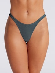 Amiee Rib High Leg Thong 5 Pack - Image 5 of 7