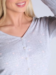 Boux Avenue Heart Pointelle Top & Short Pyjama Set - Imagem 5 de 5