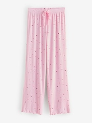 Boux Avenue Pink Heart T-Shirt and Pyjamas Set - Image 8 of 8