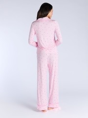 Boux Avenue Bow & Stripe Long Pyjama Set - Image 2 of 5