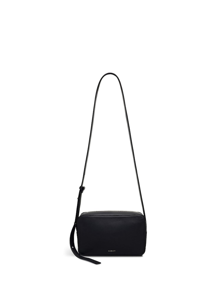Radley Small Duchess Close Zip-Top Cross-Body Black Bag - Image 1 of 7 Radley Small Duchess Close Zip-Top Cross-Body Black Bag - Image 1 of 7