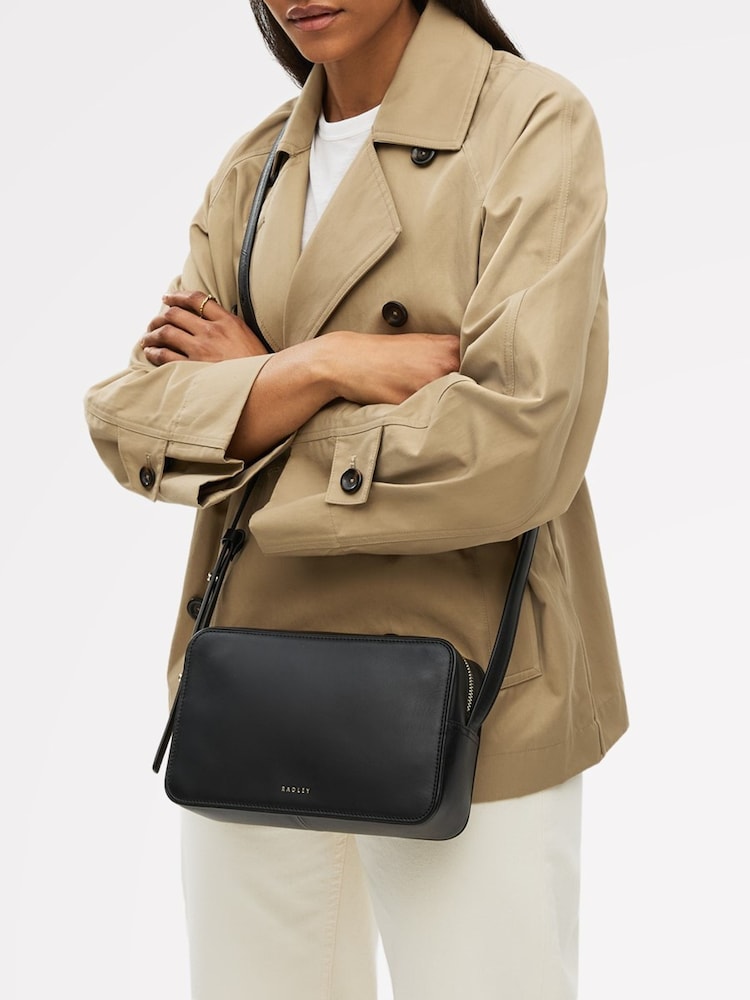 Radley Small Duchess Close Zip-Top Cross-Body Black Bag - Image 7 of 7 Radley Small Duchess Close Zip-Top Cross-Body Black Bag - Image 7 of 7