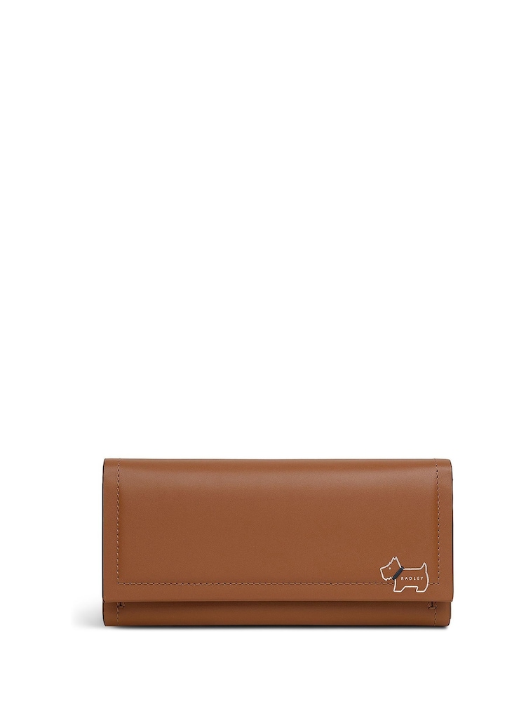 Radley Large Heritage Lane Flapover Matinee Brown Purse - Image 1 of 4