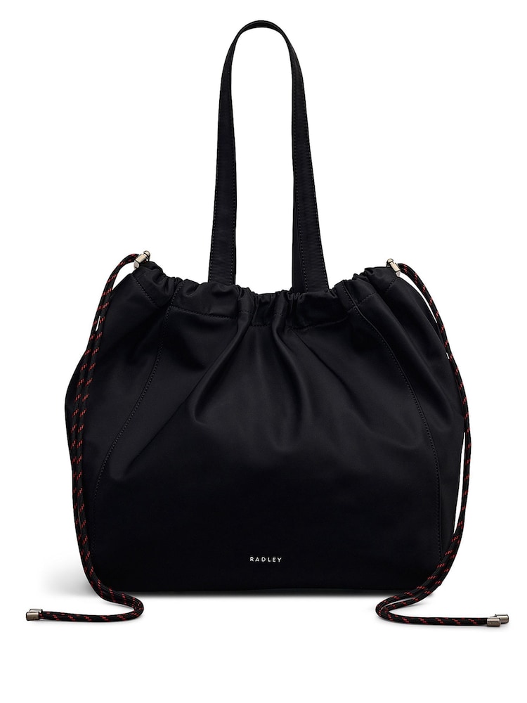 Radley Large Eden Row Open Top Black Tote - Image 2 of 6
