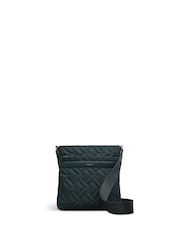 Radley Small Green Holland Park Quilt Zip Top Cross-Body Bag - Imagen 2 de 5
