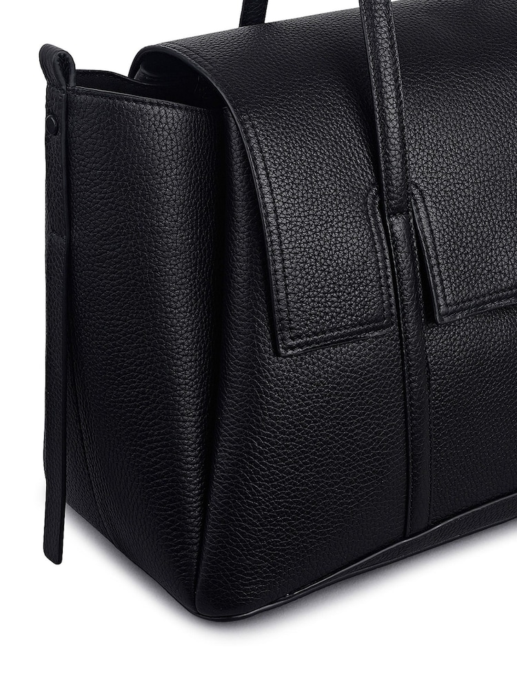 Radley Large The Chancery Flapover Shoulder Black Bag - Image 4 of 4 Radley Large The Chancery Flapover Shoulder Black Bag - Image 4 of 4