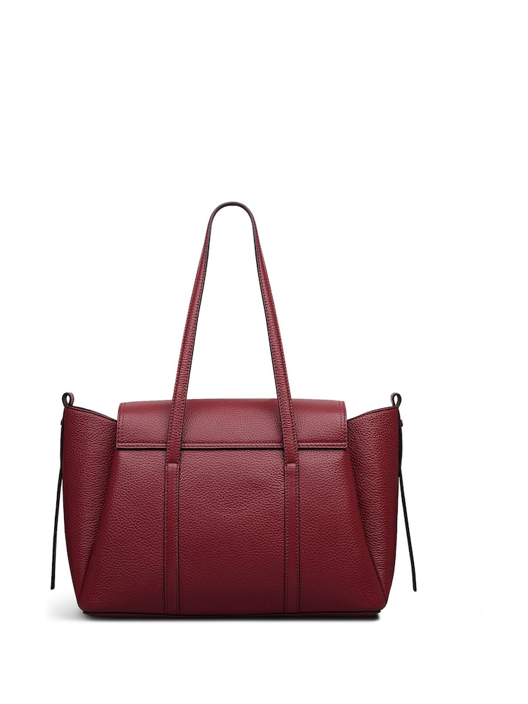 Radley Medium Red The Chancery Flapover Shoulder Bag - Image 2 of 6 Radley Medium Red The Chancery Flapover Shoulder Bag - Image 2 of 6