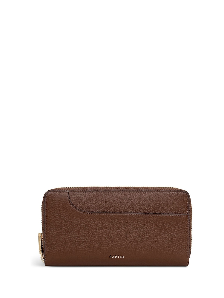 Radley Large Pockets Zip-Around Matinee Brown Bag - Image 2 of 4