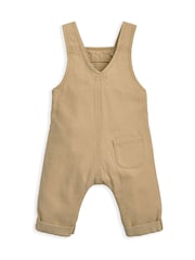 Mamas & Papas Taupe Dungarees & Top Set - Image 2 of 3