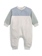 Mamas & Papas Colour Block Brown Romper - Slika 3 iz 3