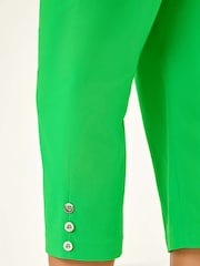 Roman Green Petite Bengaline Cropped Trousers - Image 5 of 5