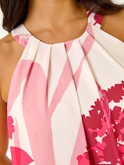 Vestido Petite Roman com estampa floral Halter neck - Imagem 5 de 5