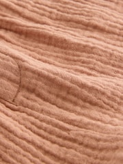 Blue/Brown Woven Shorts Baby 3 Pack (0mths-2yrs) - Image 9 of 9