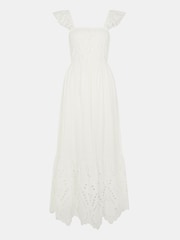 Accessorize Sleeveless Frilly Broderie Maxi Dress - Imagem 4 de 4