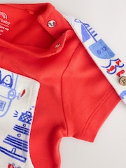 Red Nautical Jersey Dungarees and Bodysuit Baby Set (0mths-2yrs) - Image 3 of 9