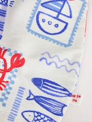 Red Nautical Jersey Dungarees and Bodysuit Baby Set (0mths-2yrs) - Image 8 of 9