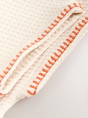 Neutral Palm Print Jersey Waffle Baby Romper (0mths-3yrs) - Image 7 of 8