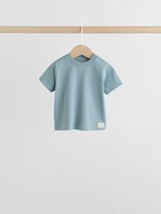 Mineral Blue/ Neutral/ Orange - Kurzarm-Baby-T-Shirts, 4 er-Pack (0Monate–2Jahre) - Bild 3 von 14