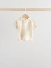 Mineral Blue/ Neutral/ Orange - Kurzarm-Baby-T-Shirts, 4 er-Pack (0Monate–2Jahre) - Bild 5 von 14