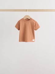 Mineral Blue/ Neutral/ Orange - Kurzarm-Baby-T-Shirts, 4 er-Pack (0Monate–2Jahre) - Bild 6 von 14