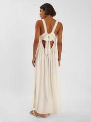 Vestido longo sem mangas com detalhes da Accessorize - Imagem 2 de 4