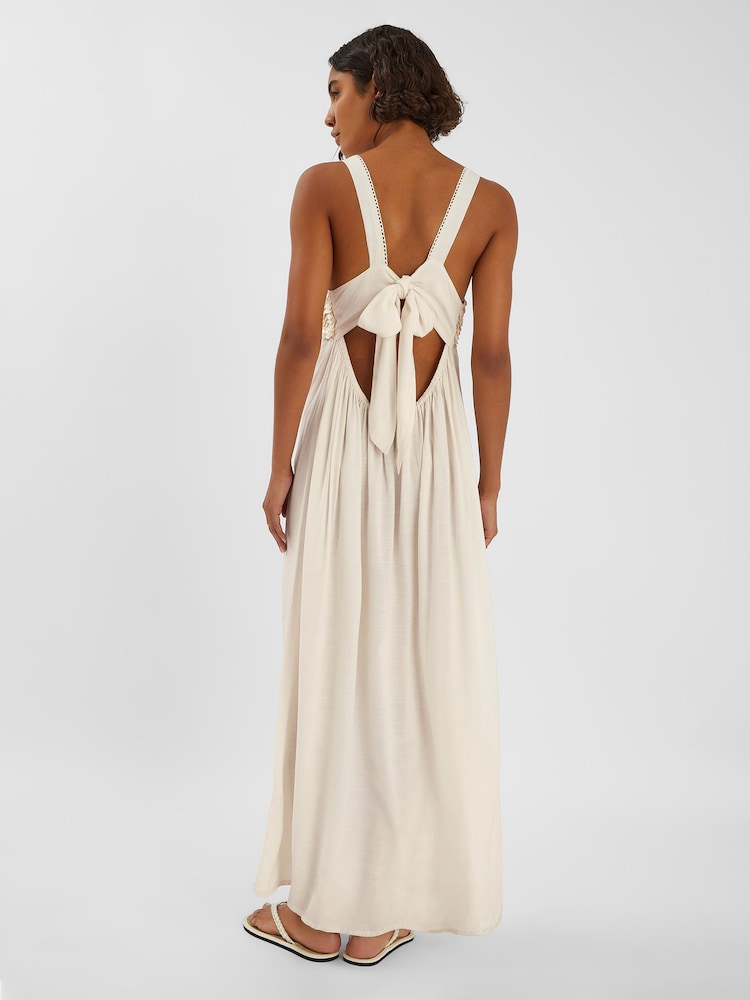 Vestido longo sem mangas com detalhes da Accessorize - Imagem 2 de 4