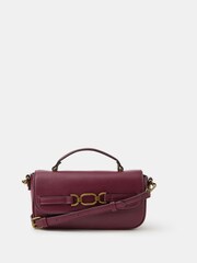 Accessorize Red Snaffle Cross-Body Bag - Image 1 of 2