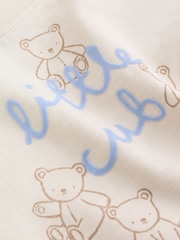 Albastru urși - Tops and Shorts Baby Set 6 Piece (0mths-3yrs) - Imaginea 14 din 18