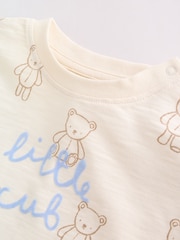 Albastru urși - Tops and Shorts Baby Set 6 Piece (0mths-3yrs) - Imaginea 17 din 18