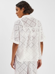 Accessorize White Short Sleeve Lace Shirt - Image 2 of 4