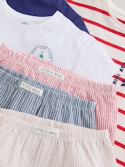 Blå nautisk - Topper og shorts babysett 6 del (0mnd–3år) - Bilde 11 av 14