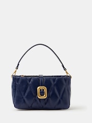 Accessorize Blue Chunky Quilted Cross-Body Bag - Image 1 of 2