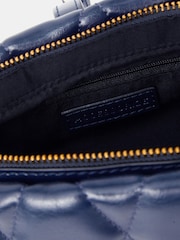 Accessorize Blue Chunky Quilted Cross-Body Bag - Image 2 of 2