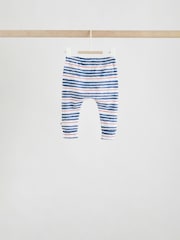 أزرق بحري - طقم من 6 قطع من بلوزة وبنطلون ضيق للبيبي (0شهر-3سنوات) - Image 10 of 15