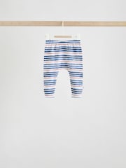 أزرق بحري - طقم من 6 قطع من بلوزة وبنطلون ضيق للبيبي (0شهر-3سنوات) - Image 3 of 15