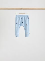 أزرق بحري - طقم من 6 قطع من بلوزة وبنطلون ضيق للبيبي (0شهر-3سنوات) - Image 5 of 15