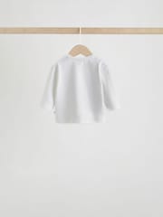 أزرق بحري - طقم من 6 قطع من بلوزة وبنطلون ضيق للبيبي (0شهر-3سنوات) - Image 9 of 15