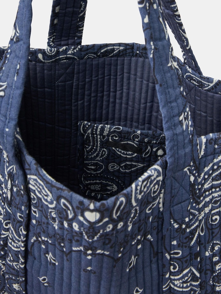 Accessorize Paisley Print Quilted Shopper Bag - Slika 2 iz 2