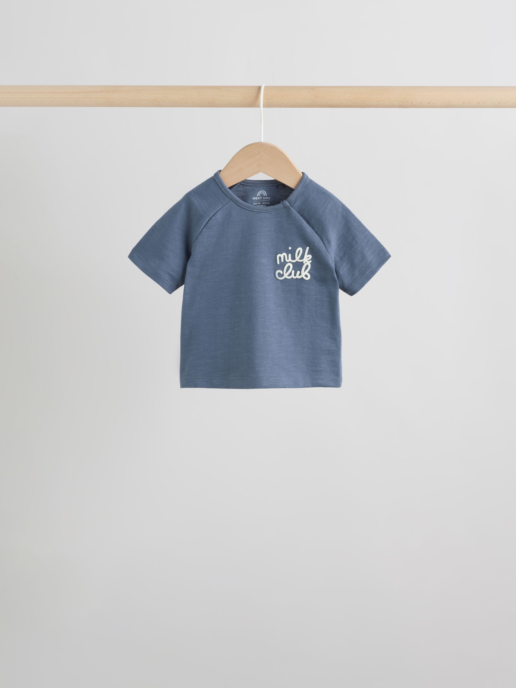 Buy Blue/Ecru Milk Club Tops and Shorts Baby Set 6 Piece (0mths