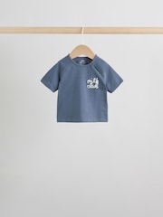 Blue/Ecru Milk Club - Tops and Shorts Baby Set 6 Piece (0mths-3yrs) - Imaginea 2 din 14