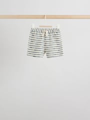 Blue/Ecru Milk Club - Tops and Shorts Baby Set 6 Piece (0mths-3yrs) - Imaginea 5 din 14