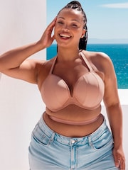 Curvy Kate Superhero Multiway Padded Plunge Brown Bra - Image 10 of 12