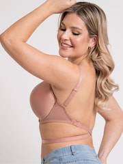 Curvy Kate Superhero Multiway Padded Plunge Brown Bra - Image 4 of 12