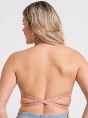 Curvy Kate Superhero Multiway Padded Plunge Brown Bra - Image 6 of 12